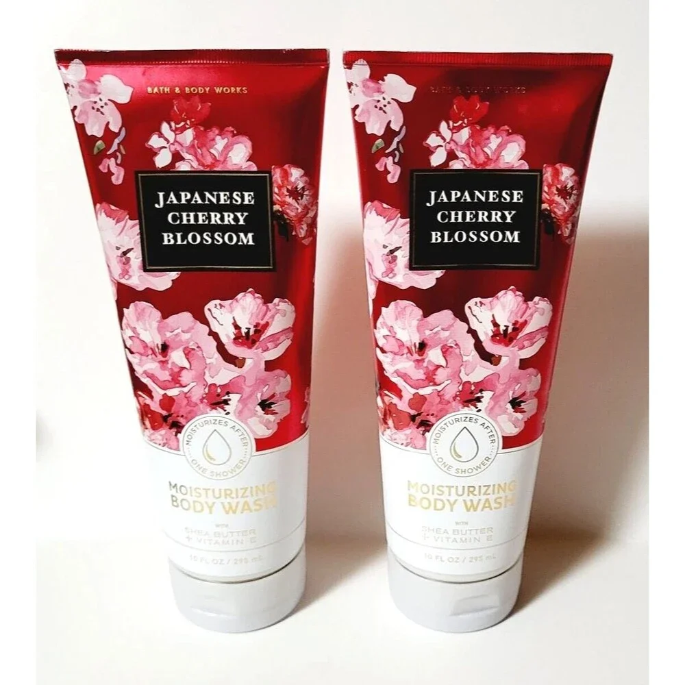 Bath & Body Works JAPANESE CHERRY BLOSSOM Moisturizing Body Wash 10 fl oz